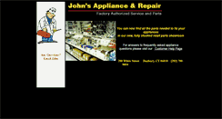 Desktop Screenshot of johnsappliance.com